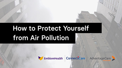Hay medidas sencillas que puedes tomar para reducir el riesgo de complicaciones o síntomas de salud por la exposición a la mala calidad del aire.